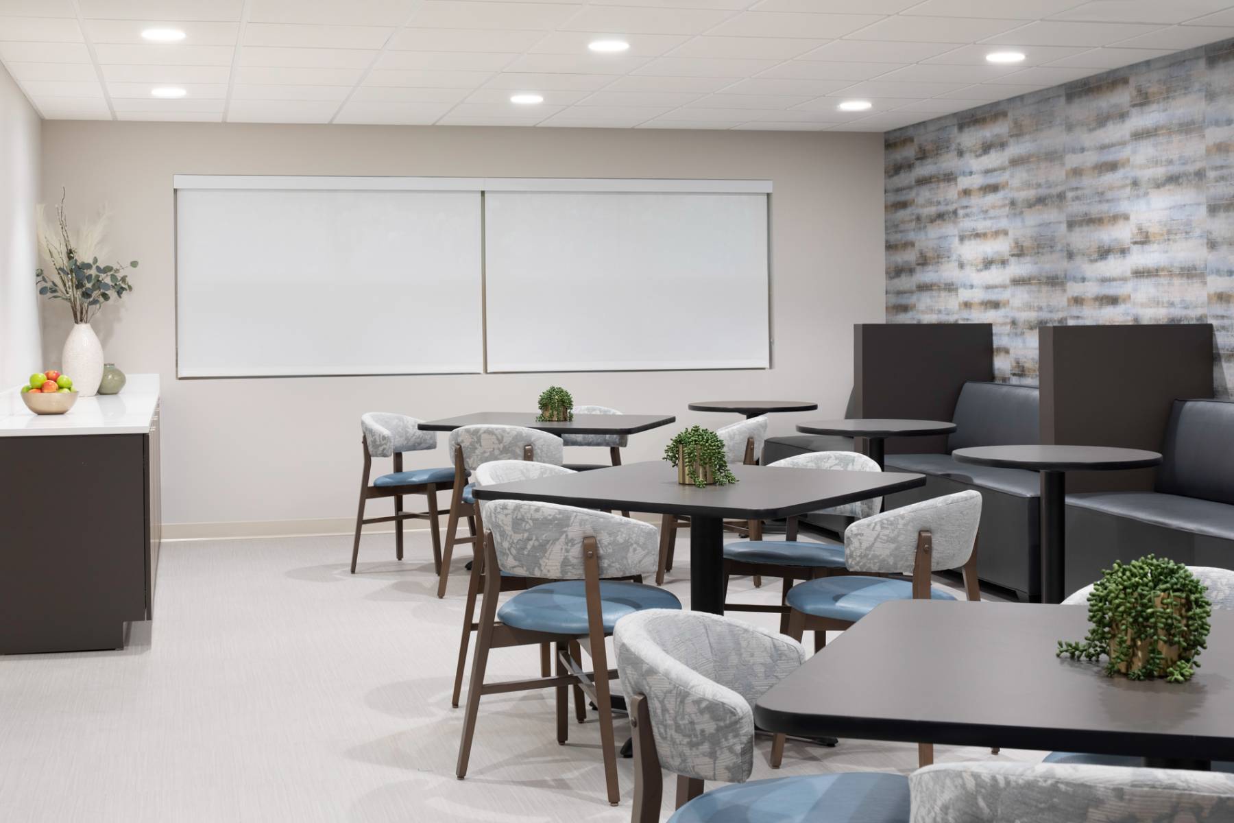 well equipped dining room at our detox center